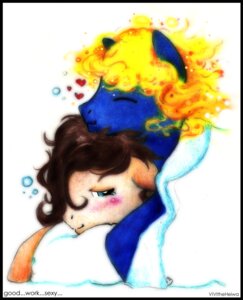 Rating: Safe Score: 0 Tags: blue_eyes blush british_broadcasting_corporation brown_hair doctor_who doctor_whooves_(mlp) duo e621 earth_pony equid equine fan_character female friendship_is_magic hair hasbro horse hug love male mammal multicolored_hair my_little_pony pillow pony simple_background tardis vivitheheiwa white_background User: bunchy7s