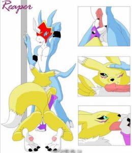 Rating: Explicit Score: 0 Tags: anthro balls canine color digimon digimon_(species) dragon fellatio female flamedramon fox fur furry interspecies male monster_boy nude oral penis reaper_(artist) renamon rule34 scalie testicles User: bunchy7s