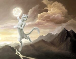 Rating: Safe Score: 0 Tags: 2009 claws cloud digital_media_(artwork) digital_painting_(artwork) domestic_cat dream e621 felid feline felis fur horizon imiak landscape light male mammal moon mountain outside painting_(artwork) paws river solo tail white_body white_fur User: bunchy7s