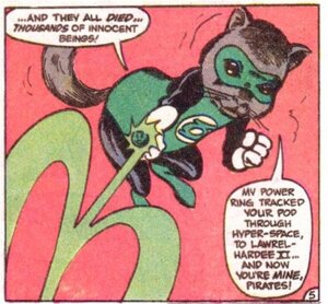 Rating: Safe Score: 0 Tags: 4_fingers ambiguous_gender anthro boots border brown_body brown_fur ch'p clothed clothing dc_comics dialogue domino_mask e621 english_text eyemask eyewear fingers fist footwear fully_clothed fur gloves grandfathered_content green_lantern green_lantern_(series) green_lantern_ring handwear humor male mammal mask pun ring rodent sciurid shoes solo speech_bubble tail text tree_squirrel unknown_artist whiskers white_border white_clothing white_gloves white_handwear User: bunchy7s