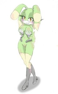 Rating: Questionable Score: 0 Tags: android anthro big_breasts bit-small blush breasts butt charity_the_rabbit cleavage clothed clothing e621 female fur green_body green_fur hi_res lagomorph leporid lube machine mammal oil oily orange_eyes rabbit robot sega solo sonic_the_hedgehog_(series) User: bunchy7s
