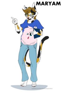 Rating: Safe Score: 0 Tags: 2:3 acethebigbadwolf anthro biped book bottomwear calico_cat clock clothing denim denim_bottomwear denim_clothing digital_media_(artwork) digitigrade domestic_cat e621 eyewear fan_character felid feline felis female fluffle_puff gesture glasses hand_gesture hasbro hi_res jeans mammal maryam mottled my_little_pony pants piebald pointing simple_background skinny smile solo standing watch watermark User: bunchy7s