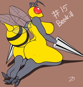 Rating: Questionable Score: 0 Tags: 2014 2_toes antennae_(anatomy) anthro anthrofied arthropod barefoot beedrill big_breasts big_butt biped breasts brown_background butt conditional_dnp digital_media_(artwork) e621 english_text feet female generation_1_pokemon hashtag hymenopteran id_number insect insect_wings nintendo nipples non-mammal_breasts non-mammal_nipples nude number pokemon pokemon_(species) pokemorph red_eyes simple_background solo species_name text toes wings zp92 User: bunchy7s