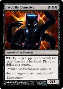 Rating: Safe Score: 0 Tags: 4_arms anthro arms_bent black_mana_symbol card card_template character_name creature_card_(magic) e621 english_text fayde felid grandfathered_content h._p._lovecraft hasbro low_res magic:_the_gathering magic:_the_gathering_card malachi male mammal mana_symbol melanistic multi_arm multi_limb pantherine quote raised_arm raised_hand solo symbol text trading_card trading_card_game trading_card_template wizards_of_the_coast User: bunchy7s