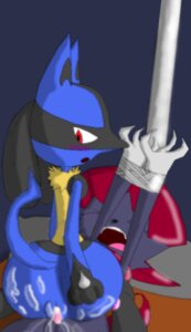 Rating: Explicit Score: 0 Tags: blush bound color female feral fur insertion interspecies lucario male nude penis pokemon pokemon_(species) pussy red_eyes rule34 sex straight tagme vulva weavile User: bunchy7s