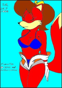 Rating: Safe Score: 0 Tags: accessory anthro archie_comics bikini biped blue_background bow_(feature) bow_accessory bow_ribbon brown_hair canid canine centered_hair_bow clothing dipstick_tail e621 eyes_closed female fiona_fox fox fur gloves hair hair_accessory hair_bow hair_ribbon handwear jeffreythefox1012 mammal markings megamink multicolored_tail raised_tail red_body red_fur ribbons sega simple_background solo sonic_the_hedgehog_(archie) sonic_the_hedgehog_(comics) sonic_the_hedgehog_(series) standing swimwear tail tail_markings tan_body tan_fur two-piece_swimsuit undressing User: bunchy7s