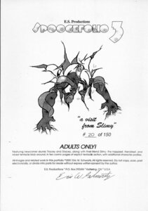 Rating: Safe Score: 0 Tags: 2001 address age_restriction ambiguous_gender anthro breaking_the_fourth_wall comic cover cover_art cover_page duo e621 english_text eric_schwartz greyscale mammal mephitid monochrome number paper signature skunk slimy_(eric_schwartz) solo_focus tentacle_creature tentacles text title tracey_tailor User: bunchy7s