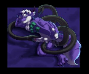 Rating: Explicit Score: 0 Tags: 4_toes anal anal_penetration ball_lick balls black_border bloo blue_hair bodily_fluids border consentacles countershading dragon dripping e621 erection eyes_closed feet fur furred_dragon furred_scalie genitals hair horn humanoid_genitalia humanoid_penis licking lying male mythological_creature mythological_scalie mythology nude on_side oral pawpads penetration penis penis_in_tentacle purple_body purple_fur saliva scalie sex solo tail tentacle_ball_lick tentacle_mouth tentacle_sex tentacles toes tongue tongue_out white_body white_fur zenon_(character) User: bunchy7s