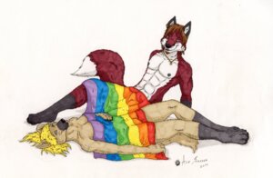Rating: Explicit Score: 0 Tags: 2011 ace_stryker anthro athletic balls_outline blep blonde_hair blue_eyes breasts bulge canid canine canis cleavage clothed clothing detailed_bulge dipstick_tail domestic_dog duo e621 erection facial_hair female flag flag_(object) fox genital_outline goatee hair hi_res lgbt_pride looking_at_viewer male mammal markings nude pride_color_flag pride_colors rainbow_flag rainbow_pride_colors rainbow_pride_flag rainbow_symbol six-stripe_rainbow_pride_colors stated_homosexuality stated_sexuality tail tail_markings tongue tongue_out User: bunchy7s
