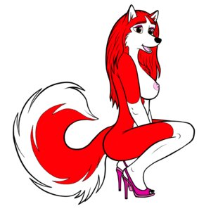 Rating: Questionable Score: 0 Tags: 1:1 anthro anthrofied balto_(series) biped bleff172 canid canine canis clothing crouching domestic_dog e621 female footwear high_heels husky jenna_(balto) mammal nachowolf nipples nordic_sled_dog open_mouth shoes solo spitz universal_studios User: bunchy7s