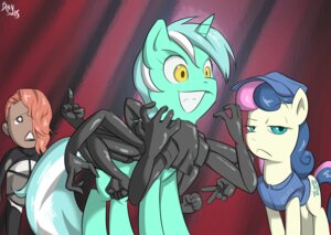 Rating: Safe Score: 0 Tags: amber_eyes blue_eyes bodily_fluids bodysuit bonbon_(mlp) brainsucks clothing cosplay crossover crossover_cosplay cutie_mark dark_body dark_skin e621 earth_pony equid equine female feral friendship_is_magic fur group hair hair_over_eyes hasbro hat headgear headwear hi_res horn horse human konami long_hair looking_at_viewer lyra_heartstrings_(mlp) mammal metal_gear metal_gear_rising:_revengeance mistral_(mgr) multicolored_hair my_little_pony mythological_creature mythological_equine mythology open_mouth platinumgames pony portrait skinsuit smile tears teeth text three-quarter_portrait tight_clothing torn_clothing two_tone_hair unicorn yellow_eyes User: bunchy7s