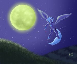 Rating: Safe Score: 0 Tags: blue_body blue_feathers blue_hair crown cutie_mark detailed_background e621 equid equine feathered_wings feathers female feral friendship_is_magic glowing glowing_eyes hair hasbro headgear hi_res horn mammal moon my_little_pony mythological_creature mythological_equine mythology princess_luna_(mlp) quadruped sagebrushpony solo tail toony winged_unicorn wings User: bunchy7s