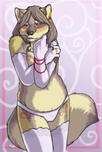 Rating: Questionable Score: 0 Tags: abstract_background anthro biped blush boundbystars canid canine canis clothing e621 female gloves handwear heart_symbol hi_res legwear lingerie mammal panties pattern_background shy simple_background slightly_chubby solo standing stockings tail underwear wolf User: bunchy7s Rating: Questionable Score: 0 Tags: abstract_background anthro biped blush boundbystars canid canine canis clothing e621 female gloves handwear heart_symbol hi_res legwear lingerie mammal panties pattern_background shy simple_background slightly_chubby solo standing stockings tail underwear wolf User: bunchy7s