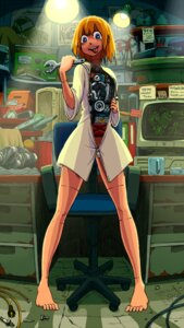 Rating: Safe Score: 0 Tags: 9:16 bajabug_(artist) barefoot blonde_hair blue_eyes cable chair clothed clothing computer cybernetics cyborg e621 electronics feet female front_view furniture hair human machine mammal monitor not_furry open_clothing open_shirt open_topwear robot shirt solo standing technophilia tongue tongue_out tools topwear wrench zipper User: bunchy7s