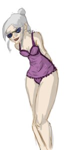 Rating: Questionable Score: 0 Tags: 1girls female female_only marvel marvel_comics may_parker rule34 solo spider-man_(series) straight_hair sunglasses white_background white_hair User: bunchy7s