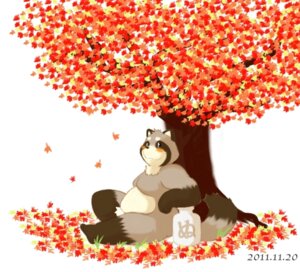 Rating: Safe Score: 0 Tags: 2011 ambiguous_gender anthro armadirou autumn biped blush canid canine e621 jug kemono leaf leaning looking_at_viewer mammal nude plant raccoon_dog sitting slightly_chubby smile solo tanuki tree User: bunchy7s