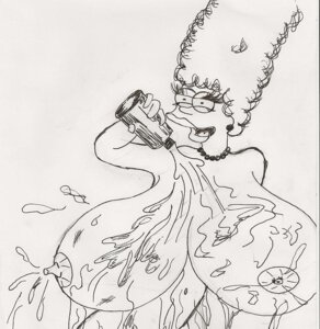 Rating: Explicit Score: 0 Tags: breasts earrings female female_only front_view human hyper_breasts lactation lotion lucafire marge_simpson milf monochrome necklace nipples nude rule34 sketch solo solo_female the_simpsons User: bunchy7s