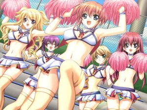 Rating: Explicit Score: 0 Tags: ashigara_katsumi blonde_hair cheer_moe cheerleader erect_nipples female furutaka_ryou game_cg haguro_risa kimegasa_kiyomi long_hair nipples panties purple_hair red_hair rule34 takao_keiko thighhighs underwear User: bunchy7s