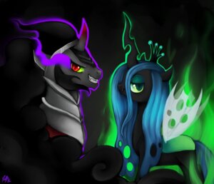 Rating: Safe Score: 0 Tags: armor arthropod changeling_(mlp) crown duo e621 equid equine eye_mist female feral friendship_is_magic grin hasbro headgear hi_res horn insect_wings king_sombra_(mlp) male mammal my_little_pony mythological_creature mythological_equine mythology queen_chrysalis_(mlp) smile smirk trefleix unicorn wings User: bunchy7s