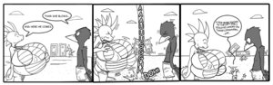 Rating: Questionable Score: 0 Tags: anthro avian beach beach_rivalry beak bikini bird black_and_white border breasts canid canine clothed clothing comic corvid corvus_(genus) crow digital_drawing_(artwork) digital_media_(artwork) duo_focus e621 fanboy feathers female fox greyofpta group iguana iguanid inflation jaeh lizard male mammal monochrome oscine outside passerine reptile scalie seaside skimpy swimwear tail tail_feathers two-piece_swimsuit white_border User: bunchy7s