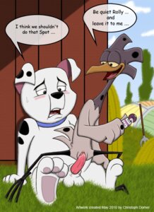 Rating: Explicit Score: 0 Tags: 101_dalmatians 101_dalmatians:_the_series anthro anthro_on_anthro anthro_penetrated anthro_penetrating anthro_penetrating_anthro avian balls beak bird blush canid canine canis chair_position chicken crouching dalmatian disney domestic_dog dominant dominant_female duo e621 english_text erection female female_on_top forced foxychris from_behind_position galliform genitals interspecies male male/female male_on_bottom mammal markings nude on_bottom on_top penetration penis phasianid questionable_consent reclining rolly_(101_dalmatians) semi-anthro sex spot_(101_dalmatians) spots spotted_body submissive submissive_male text vulva young young_anthro User: bunchy7s