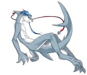 Rating: Questionable Score: 0 Tags: 3_toes 4_fingers abs anthro aquatic athletic belly biceps blue_body blue_eyes blue_hair blue_skin blue_tongue claws e621 feet fingers fish forked_tongue hair leash long_tongue looking_at_viewer male muscular muscular_anthro nude pecs pupils ryuhu_blau shark simple_background slit_pupils solo tail tail_between_legs toes tongue white_background white_belly white_body white_skin User: bunchy7s