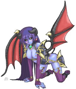 Rating: Questionable Score: 0 Tags: astaroth black_sclera blue_body blue_skin breasts demon e621 female horn humanoid humanoid_pointy_ears membrane_(anatomy) membranous_wings nipples not_furry pointy_ears shinrabanshou simple_background solo tail unknown_artist white_background wings yellow_eyes User: bunchy7s