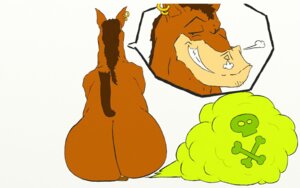 Rating: Questionable Score: 0 Tags: 16:10 butt e621 ear_piercing equid equine fart fart_cloud fart_fetish feral getskunked green_fart_cloud horse hyper hyper_fart male mammal offscreen_character piercing raised_tail simple_background smile solo tail white_background widescreen User: bunchy7s