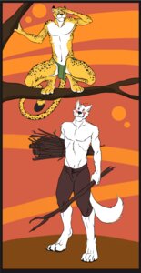 Rating: Safe Score: 0 Tags: anthro arcticlion biceps black_body black_claws black_fur blush bottomwear branch canid canine canis cheetah claws clothed clothing duo e621 fangs felid feline frown fur hi_res in_tree loincloth male mammal muscular on_branch pawpads paws pecs plant red_eyes smile spots tail teeth topless toroka tree white_body white_fur wolf yellow_body yellow_fur User: bunchy7s Rating: Safe Score: 0 Tags: anthro arcticlion biceps black_body black_claws black_fur blush bottomwear branch canid canine canis cheetah claws clothed clothing duo e621 fangs felid feline frown fur hi_res in_tree loincloth male mammal muscular on_branch pawpads paws pecs plant red_eyes smile spots tail teeth topless toroka tree white_body white_fur wolf yellow_body yellow_fur User: bunchy7s