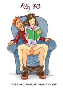 Rating: Explicit Score: 0 Tags: 1boy 1girls artist_request ash-art book dialogue english_text female gryffindor harry_potter hermione_granger male penis pussy reading riding riding_penis ron_weasley rule34 sex straight text witch_(harry_potter) User: bunchy7s