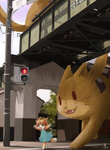 Rating: Safe Score: 0 Tags: amazing_background anthro blush bodily_fluids bridge building canid canine catbus chasing clothing crossing_signal detailed detailed_background domestic_cat dress duo e621 extreme_size_difference felid feline felis female feral fox green_eyes house keikotobuki macro mammal open_mouth outside panicking paws quadruped red_eyes running size_difference street tail tears teary_eyes toony urban young young_anthro young_female User: bunchy7s