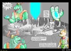 Rating: Explicit Score: 0 Tags: anthro canid canine colored_pencil_(artwork) comic dialogue digital_media_(artwork) dinosaur duo e621 english_text fox fox_mccloud general_scales graphite_(artwork) lust_penis male mammal mixed_media mot nintendo parody prehistoric_species reptile ritual scalie sharpclaw_(star_fox) star_fox tail text third-party_edit traditional_media_(artwork) transformation User: bunchy7s