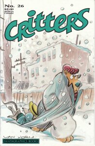 Rating: Safe Score: 0 Tags: anthro bear building clothing coat cover critters_(comic_book) duo e621 english_text fence hat headgear headwear magazine_cover male mammal mouse murid murine outside rodent sad signature simple_background snow text topwear traditional_media_(artwork) utility_pole walking white_background william_van_horn User: bunchy7s