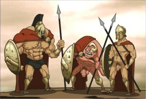 Rating: Explicit Score: 0 Tags: 300 abs angry_face balls bara dark_horse efialtes erect_nipples flaccid foreskin gay helmet holding_weapon hunchback large_balls large_penis large_testicles leonidas male male_only muscles naked_cape nipples partially_retracted_foreskin pecs penis penis_size_difference retracted_foreskin rule34 shield shorts spartan spear testicles uncircumcised yaoi User: bunchy7s