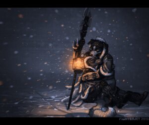 Rating: Safe Score: 0 Tags: anthro armor black_bars boots canid canine canis clothed clothing coat cuddling domestic_dog duo e621 eyewear female fighterjet footwear fox goggles hat headgear headwear hug lamp lantern letterbox male mammal melee_weapon night outside polearm post-apocalyptic restricted_palette shoes snow snowing tail topwear weapon winter User: bunchy7s
