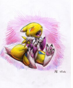 Rating: Safe Score: 0 Tags: absurd_res ambiguous_gender anthro armwear bandai_namco biped blush bodily_fluids canid canine chest_tuft chibi claws clothing colored_pencil_(artwork) crying daww digimon digimon_(species) e621 elbow_gloves eyes_closed fur gloves handwear hi_res mammal markings open_mouth paws pillarbox renamon semi-anthro shadow simple_background sitting solo tears teeth tongue traditional_media_(artwork) tuft white_background yellow_body yellow_fur young young_anthro zummeng User: bunchy7s