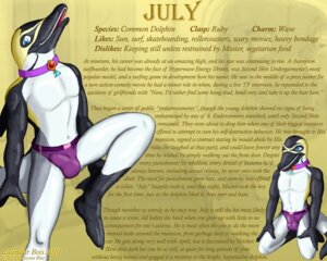 Rating: Explicit Score: 0 Tags: 2010 5:4 aloisyous_blue anthro aquatic biped blue_eyes bulge calendar calendar_bois cetacean clothed clothing collar common_dolphin crossdressing detailed_bulge dolphin e621 english_text femboy genital_outline july_(month) kneeling male mammal oceanic_dolphin partially_clothed penis_outline pose slave solo standing story tail text thong toothed_whale topless underwear User: bunchy7s
