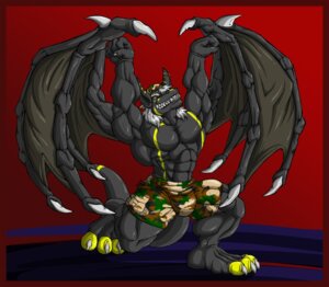 Rating: Safe Score: 0 Tags: 2014 abs anthro biceps big_muscles bulge camo chris_durken_blackfire clothed clothing dragon e621 flexing male membrane_(anatomy) membranous_wings muscular muscular_anthro muscular_male mythological_creature mythological_scalie mythology pecs saturnawolf scalie solo tail tankdragon topless wings User: bunchy7s