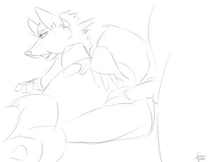 Rating: Explicit Score: 0 Tags: 2012 anthro bite biting_lip biting_own_lip black_and_white breasts canid canine canis chesta_husky clitoris clothed clothing digital_drawing_(artwork) digital_media_(artwork) domestic_dog duo e621 erection faceless_character faceless_male female female_focus fluffy genitals heart_symbol husky kida_howlette knot line_art lips looking_at_viewer male male/female mammal monochrome nordic_sled_dog nude penis self_bite signature simple_background sketch solo_focus spitz topless vulva User: bunchy7s