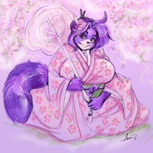 Rating: Safe Score: 0 Tags: 1:1 2011 5_fingers anthro asian_clothing auradeva big_breasts breasts clothing e621 east_asian_clothing eyebrows eyelashes female fingers flower fur geisha hair huge_breasts japanese_clothing kimono looking_at_viewer mammal overweight overweight_anthro overweight_female parasol plant procyonid purple_body purple_eyes purple_fur purple_hair raccoon shina_(daigo) slightly_chubby solo tail User: bunchy7s