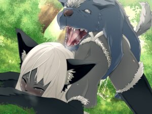 Rating: Explicit Score: 0 Tags: 4:3 all_fours animal_humanoid ass_up bestiality blush bodily_fluids breasts canid canine cat_humanoid duo e621 eyes_closed felid felid_humanoid feline feline_humanoid female female_on_feral feral grey_body grey_skin hair hatsuen_kikan humanoid humanoid_on_feral interspecies male male/female male_on_humanoid mammal mammal_humanoid nude outside sex tears white_hair User: bunchy7s