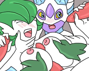 Rating: Explicit Score: 0 Tags: 1girls abomasnow breasts color double_handjob female female_gardevoir female_pokemon froslass gardevoir handjob interspecies male nintendo paizuri penis pok&eacute;mon_(species) pokemon pokemon_(species) pokemon_rse purple_skin rule34 straight tagme white_skin User: bunchy7s
