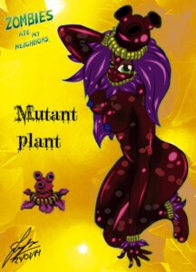 Rating: Questionable Score: 0 Tags: 2014 absurd_res breasts e621 elemental_creature female flora_fauna green_eyes hair hi_res leaf looking_at_viewer mutant_plant nipples non-mammal_breasts non-mammal_nipples not_furry plant purple_hair red_body solo zobethor zombies_ate_my_neighbors User: bunchy7s