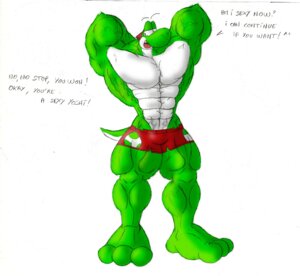 Rating: Questionable Score: 0 Tags: abs anthro biceps big_muscles biped bottomwear clothed clothing dinosaur e621 english_text expansion flexing green_body green_skin green_yoshi growth growth_sequence hands_behind_head hi_res huge_muscles male mario_bros mctaylis muscle_growth muscular muscular_anthro muscular_male nintendo open_mouth pecs pose prehistoric_species reptile scales scalie shorts simple_background size_transformation solo standing teeth text tongue topless torn_clothing transformation vein white_background white_body white_skin yoshi User: bunchy7s
