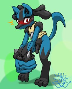 Rating: Explicit Score: 0 Tags: anthro black_body black_fur blue_body blue_fur blush bottomwear bottomwear_down canid canine clothed clothing dressing e621 flaccid foreskin fur generation_4_pokemon genitals humanoid_genitalia humanoid_penis la_fruta_prohibida looking_at_viewer lucario male mammal nintendo pants pants_down partially_clothed penis pokemon pokemon_(species) pseudo_clothing pseudo_clothing_down solo tail yellow_body yellow_fur User: bunchy7s