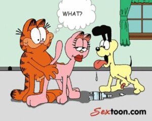 Rating: Explicit Score: 0 Tags: 1girls 2boys ambiguous_penetration animated anthro arlene_(garfield) balls being_watched canine closed_eyes drooling edit english_text feline female feral garfield_(series) garfield_the_cat gif indoors lips lipstick male masturbation odie open_mouth penis rule34 sextoon smile testicles text User: bunchy7s