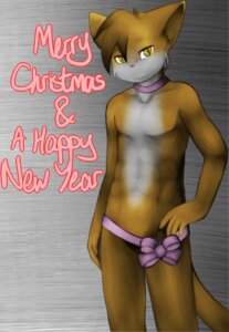 Rating: Questionable Score: 0 Tags: anthro biped bittersweet_candy_bowl clothed clothing domestic_cat e621 english_text felid feline felis gift looking_at_viewer male mammal muscular muscular_anthro muscular_male paulo_(bcb) radial_(artist) skimpy smile solo somali_cat standing tail text User: bunchy7s