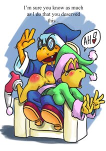 Rating: Explicit Score: 0 Tags: anthro bittenhard blush closed_eyes cute_fang female glasses kamek koopa mario_(series) nintendo open_mouth original_character red_ass rule34 scalie spanking straight_hair tail tears User: bunchy7s