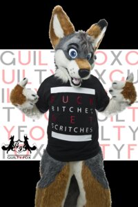 Rating: Safe Score: 0 Tags: ambiguous_gender anthro arms_bent canid canine clothed clothing costume e621 english_text fursuit guiltyfox_apparel hi_res humor mammal print_clothing print_shirt print_topwear shirt solo standing text text_on_clothing text_on_shirt text_on_topwear text_print topwear User: bunchy7s Rating: Safe Score: 0 Tags: ambiguous_gender anthro arms_bent canid canine clothed clothing costume e621 english_text fursuit guiltyfox_apparel hi_res humor mammal print_clothing print_shirt print_topwear shirt solo standing text text_on_clothing text_on_shirt text_on_topwear text_print topwear User: bunchy7s