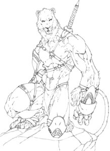 Rating: Safe Score: 0 Tags: abs anthro armor black_and_white bottomwear brett_booth clothed clothing crouching digitigrade e621 felid front_view full-length_portrait fur light_body light_fur lion loincloth male mammal melee_weapon monochrome muscular muscular_anthro muscular_male navel pantherine portrait pose skimpy snout solo straps sword sword_on_back tail tail_tuft tuft weapon weapon_on_back wishbone_mouth User: bunchy7s Rating: Safe Score: 0 Tags: abs anthro armor black_and_white bottomwear brett_booth clothed clothing crouching digitigrade e621 felid front_view full-length_portrait fur light_body light_fur lion loincloth male mammal melee_weapon monochrome muscular muscular_anthro muscular_male navel pantherine portrait pose skimpy snout solo straps sword sword_on_back tail tail_tuft tuft weapon weapon_on_back wishbone_mouth User: bunchy7s